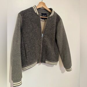 Madewell Dugout Varsity Bomber Jacket